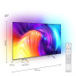 TV LED Philips Ambilight 43PUS8517/12 108 cm 4K UHD Android TV Gris anthracite 2022
