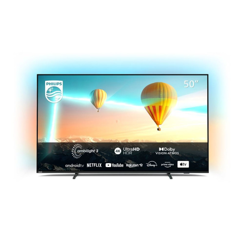 TV LED Philips 50PUS8007 126cm Ambilight 4K UHD Android TV Negro TV LED Philips 50PUS8007 126cm Ambilight 4K UHD Android TV Negro