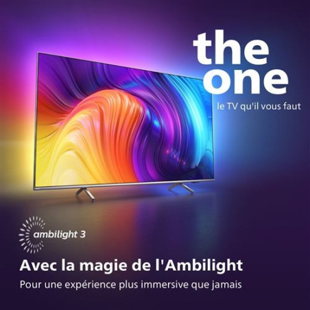 TV LED Philips Ambilight 86PUS8807/12 217cm 4K UHD Android TV Luz Plata 2022