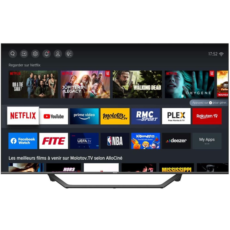 TV Hisense 43A7GQ Quantum Dot TV 43" QLDED 4K Smart TV Negro