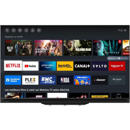 TV Hisense Mini LED 75U9GQ 75" QLED 4K Smart TV Negro