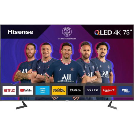 TV Hisense 75A7GQ QLED 75" 4K UHD Smart TV Negro