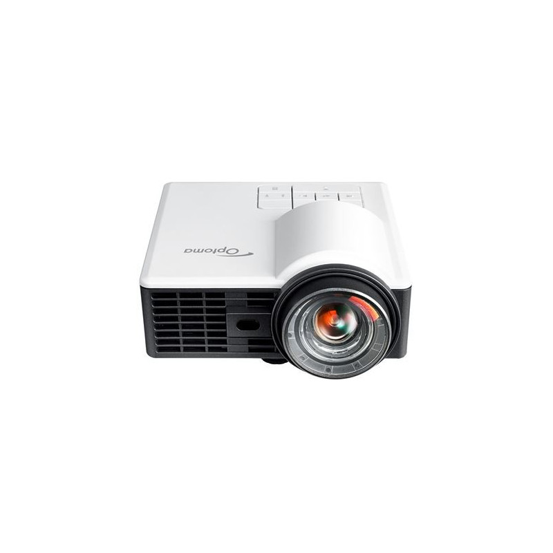 Projector Optoma ML1050ST+DLP - RGB LED - 3D - 1000 lúmenes - lente fija de corto alcance