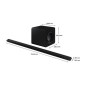 Barra de sonido Samsung HW-S800B Dolby Atmos 3.1.2 Negro Barra de sonido Samsung HW-S800B Dolby Atmos 3.1.2 Negro
