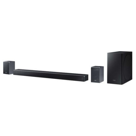 Barre de son Samsung HW-Q90R- pour home cinéma - canal 7.1.4 - sans fil - Bluetooth, Wi-Fi - 512 Watt - gris