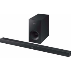 Barra de sonido Samsung HW-K335 - para cine en casa - Canal 2.1 - inalámbrico - Bluetooth - 130 vatios- negro
