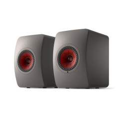 Enceintes actives Hifi connectées Kef LS50 Wireless II Gris Titane vendues par paire
