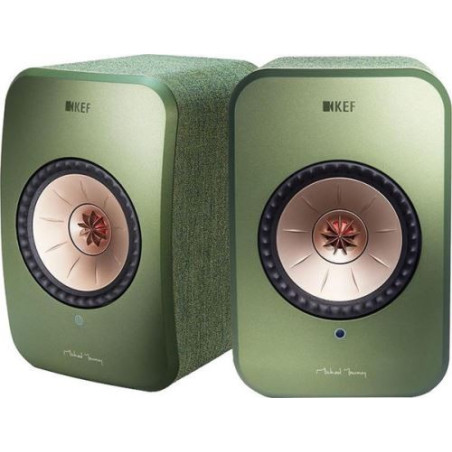 Altavoces Hifi activos conectados KEF LSX Olive Green vendidos en pares