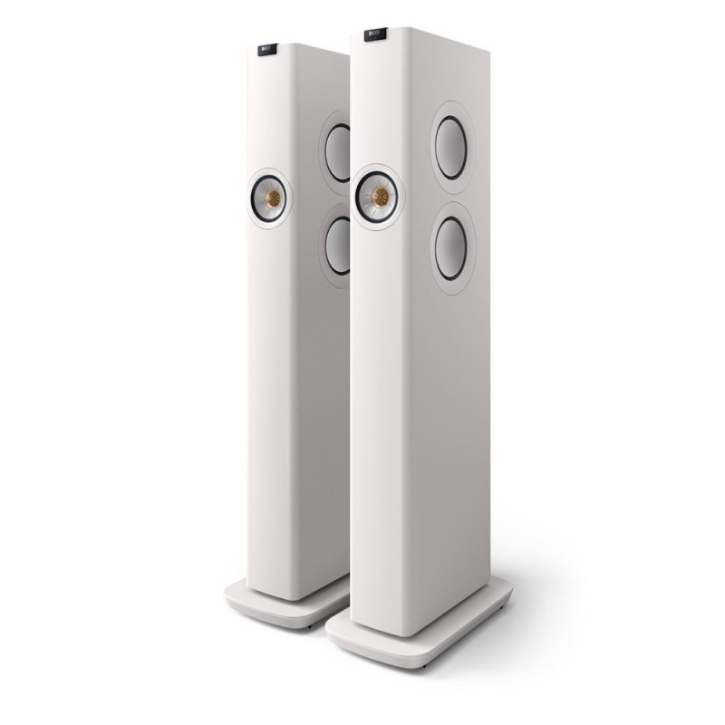 LS60 Wireless Hi-Fi Smart Speakers KEF White Se vende como un par LS60 Wireless Hi-Fi Smart Speakers KEF White Se vende como un par