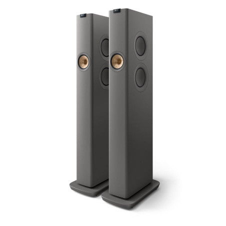 Altavoces inalámbricos Hi-Fi KEF LS60 Gris Se venden como un par