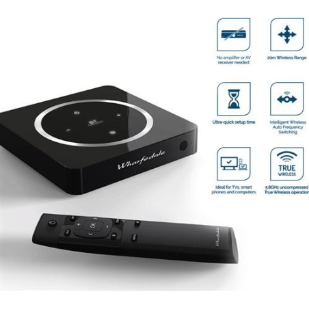 Enceintes connectée Hi-Fi Bluetooth Wharfedale Diamond A1 Noir