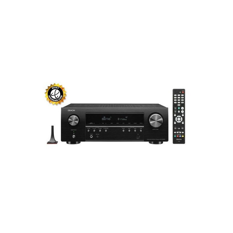 Denon AVR-S650H - Récepteur de réseau AV - 4K - HDR - canal 5.2 - 5 x 135 Watt - noir Denon AVR-S650H - Récepteur de réseau AV - 4K - HDR - canal 5.2 - 5 x 135 Watt - noir