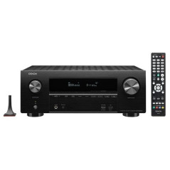 Denon AVR-X2500H - Receptor de red AV - 4K - HDR - Canal 7.2 - 7 x 95 vatios - Negro