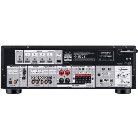 Amplificador de cine en casa Onkyo TX-SR494-B Negro
