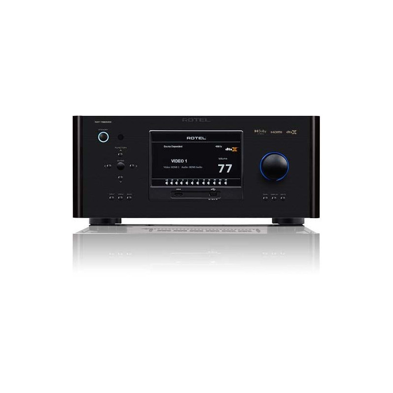 Amplificateur Home Cinéma Rotel RAP-1580 MKII 4K HDR Dolby Atmos Noir Amplificateur Home Cinéma Rotel RAP-1580 MKII 4K HDR Dolby Atmos Noir