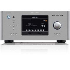 Amplificador de cine en casa Rotel RAP-1580 MKII 4K HDR Dolby Atmos Silver