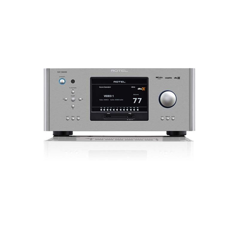 Amplificateur Home Cinéma Rotel RAP-1580 MKII 4K HDR Dolby Atmos Argent Amplificateur Home Cinéma Rotel RAP-1580 MKII 4K HDR Dolby Atmos Argent
