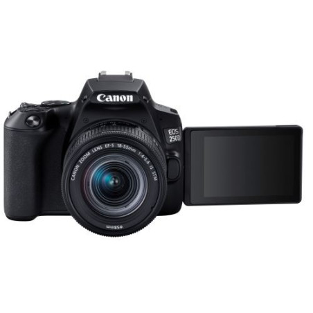 Cámara réflex digital CANON negra EOS 250D EF-S 18-55 IS STM