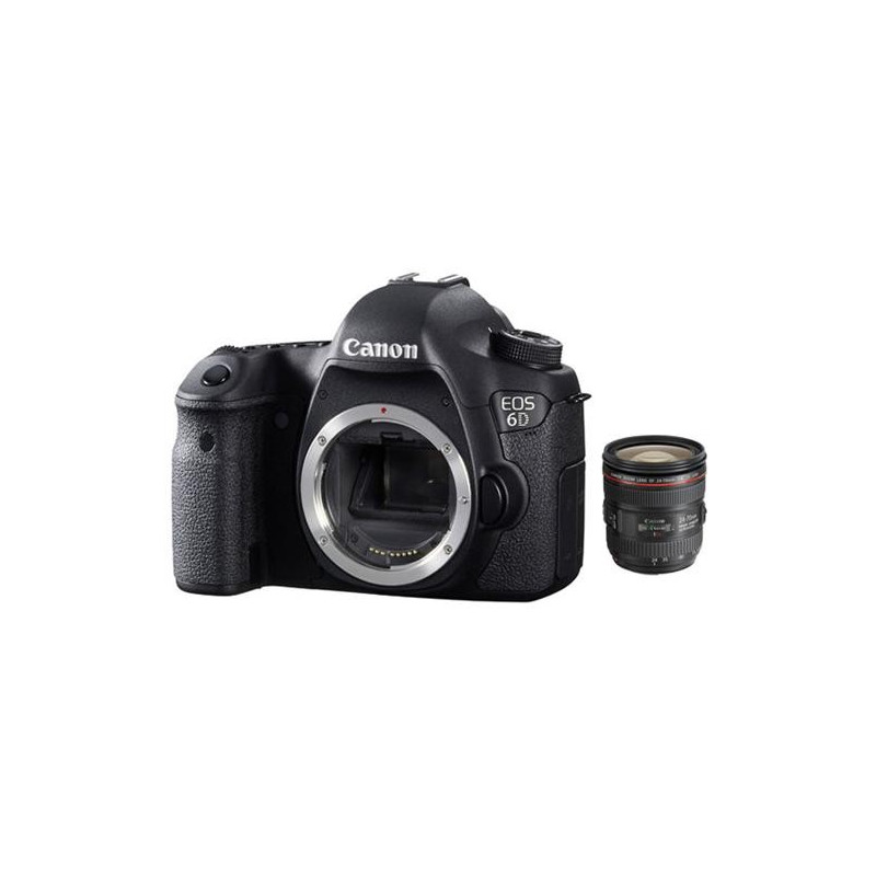 DSLR Canon EOS 6D + Obj. Canon EF IS USM 24 -70mm f/4.0 Macro L Series