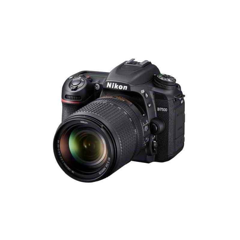 Appareil photo reflex Nikon D7500 noir + AF-S DX 18-140mm f/3.5-5.6 G ED VR Appareil photo reflex Nikon D7500 noir + AF-S DX 18-140mm f/3.5-5.6 G ED VR