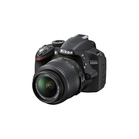 Nikon D3200 Negro + Obj. Nikon AF-S DX VR 18 - 55mm f/3.5 - 5.6 G series