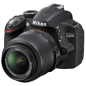 Nikon D3200 Negro + Obj. Nikon AF-S DX VR 18 - 55mm f/3.5 - 5.6 G series Nikon D3200 Negro + Obj. Nikon AF-S DX VR 18 - 55mm f/3.5 - 5.6 G series