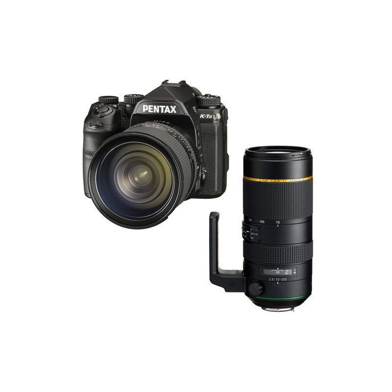Pentax appareil photo reflex k-1 mark II + 24-70 f/2.8 + 70-200 f/2.8