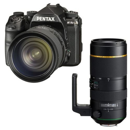 Pentax appareil photo reflex k-1 mark II + 24-70 f/2.8 + 70-200 f/2.8