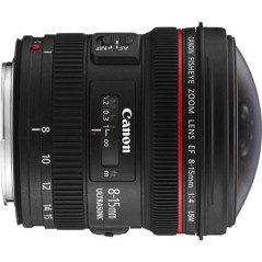 Canon 4427B005 EF 8-15MM 4.0 L USM lente ojo de pez