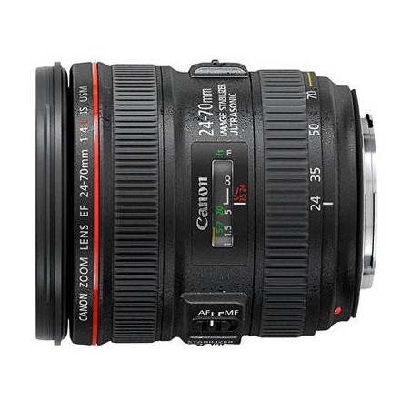 Lente SLR Canon EF 24-70mm f/4.0 L IS USM Negro