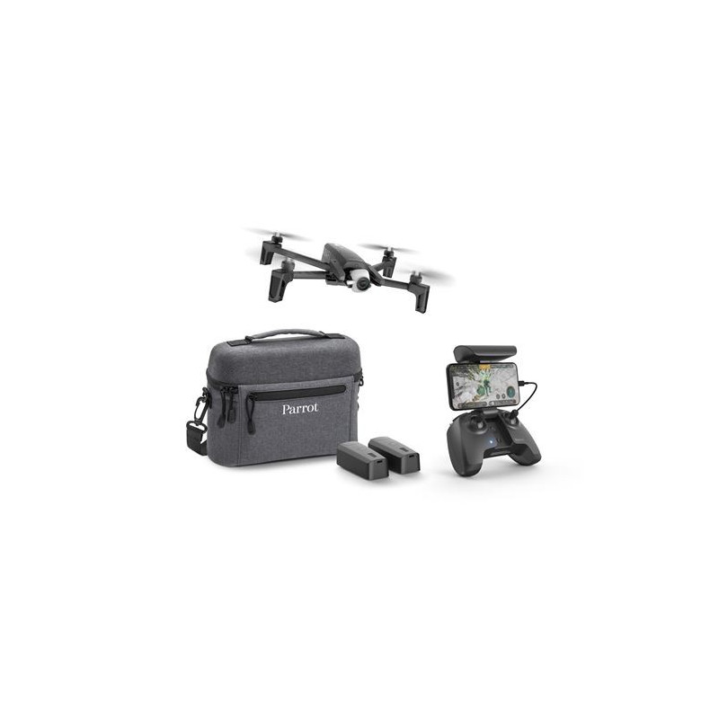 4K Drone Parrot Anafi Extended Negro + Control Remoto + 2 Baterías + Funda