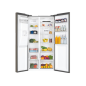 Refrigerateur americain HAIER HSR3918FIMP SILVER