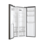 Frigorífico americano HAIER HSR3918FIMP SILVER Frigorífico americano HAIER HSR3918FIMP SILVER