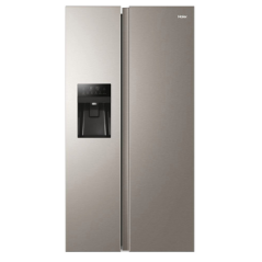 Frigorífico americano HAIER HSR3918FIMP SILVER