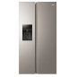 Frigorífico americano HAIER HSR3918FIMP SILVER Frigorífico americano HAIER HSR3918FIMP SILVER