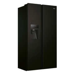 Frigorífico americano HAIER HSR3918FIPB NEGRO