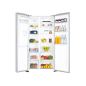 Refrigerateur americain HAIER REFRIGERATEUR SIDE BY SIDE HSR3918FIPW BLANC